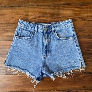 ZARA cut off denim shorts